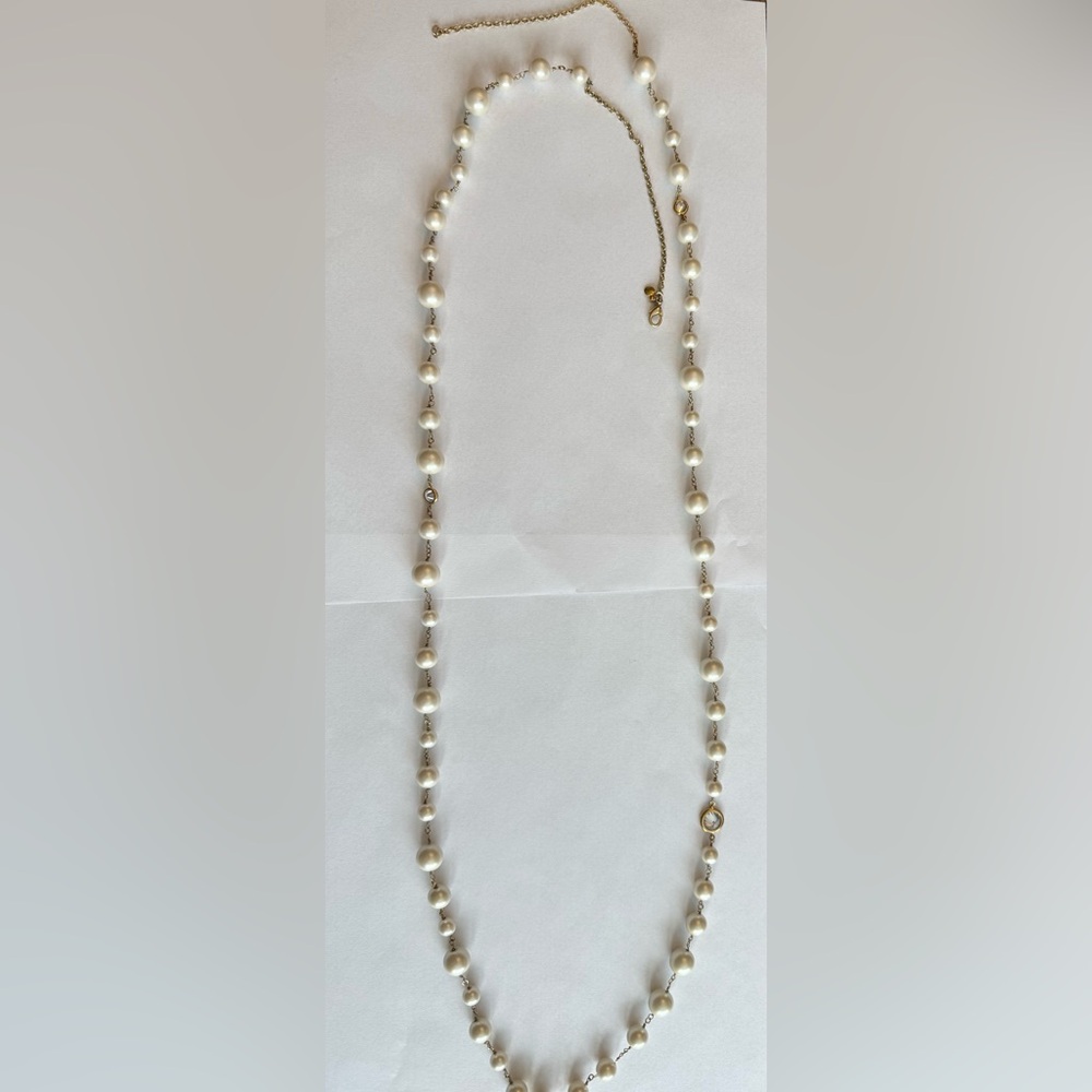 Ann Taylor-Pearl and Crystal Necklace